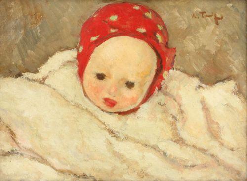 Nicolae Tonitza Cap de copil oil painting picture